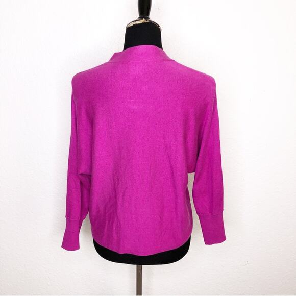Cabi dark pink open front slightly cropped cardigan sweater size Medium #5013 - Picture 14 of 15